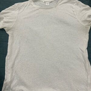 Athleta  White  Short Sleeve Tee